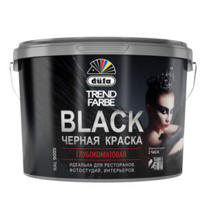 Dufa Trend Farbe Black / Дюфа Тренд Фарбе Блэк Краска для стен и потолков водно-дисперсионная матовая купить