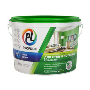 Profilux PL-04А Профилюкс ПЛ-04А Краска для стен и потолков акриловая глубокоматовая купить