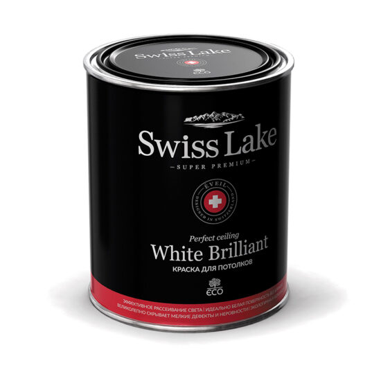 Краска для стен и потолков Swiss Lake White Brilliant купить